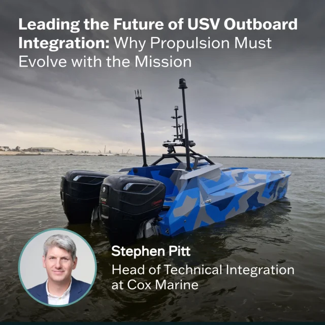 As defence, government, and commercial operators accelerate their adoption of USVs, one factor has quickly become clear, and that is propulsion can no longer be treated as a standalone component. 

In modern maritime programmes, particularly those driven by autonomy, success hinges not just on engine performance, but on how seamlessly the propulsion system integrates into the wider platform. Stephen Pitt explains. 

#Outboards #MarineEngineering #BritishEngineering #MarineIndustry #MarinePropulsion #MilitaryDrone #USV #Defence #DefenseTech
#UnmannedSystems #MaritimeSecurity