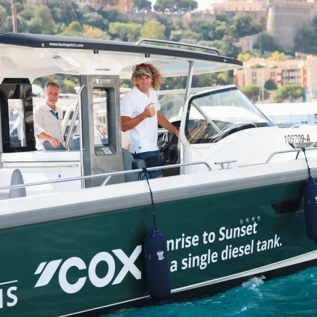 As they say... from sunset to sunrise on a single diesel tank. 🌅

Spotted at the Monaco Yacht Show, this Boote Polch build was powered by twin Cox Marine 300 V8 diesel outboards, supplied through our distributor partner DPower.

👏 Congratulations to the teams at DPower and @bootepolch on a great showcase.

#DieselOutboards