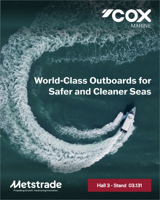 Next month, Cox Marine is heading back to Amsterdam for #Metstrade2026, one of the key dates in the global marine industry calendar.

High torque. Greater fuel efficiency. Extended range. Diesel safety. Discover what sets the Cox Marine 300 and 350 V8 diesel outboards apart at this year’s event.

Come and meet the team and discover purpose-built diesel outboard technology designed to perform in demanding marine environments.

@metstrade
📅 17–19 November 2026
📍 RAI Amsterdam | Hall 3, Stand 03.131

We look forward to seeing you there.
